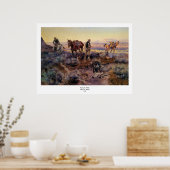 Charles M. Russell's Paying the Fiddler (1919) ポスター (キッチン)