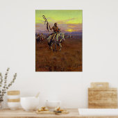 Charles Marion Russell著Medicine Man (1916) ポスター (キッチン)