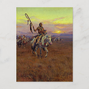 Charles Marion Russell著Medicine Man (1916) ポストカード