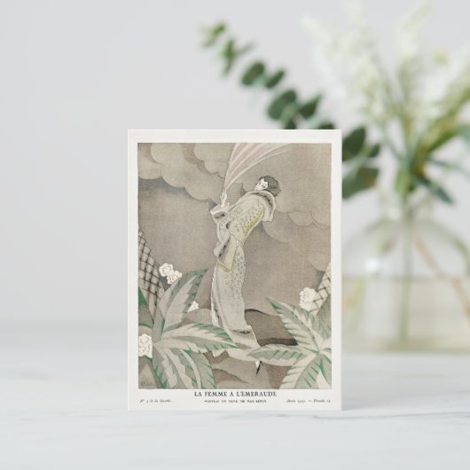 Charles Martin、ファッション、ヴィンテージスタイル ポストカード (スタンド正面)