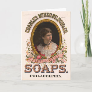 Charles McKeone、Son & Co.、アンティークSoap Ad カード