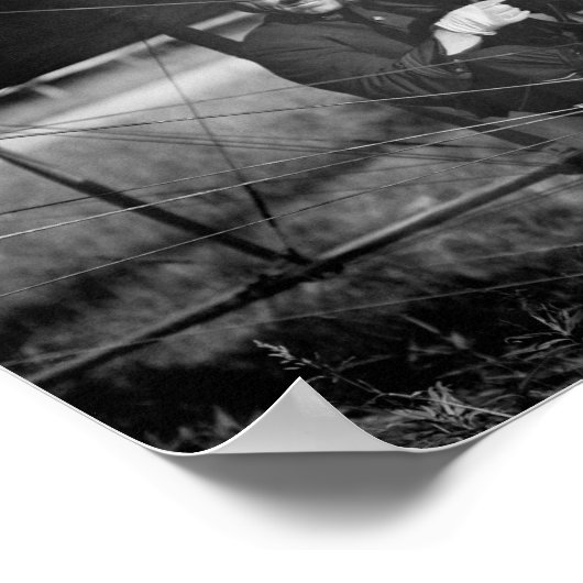 Charles Murphy in Police Monoplane - 1914 ポスター (角)