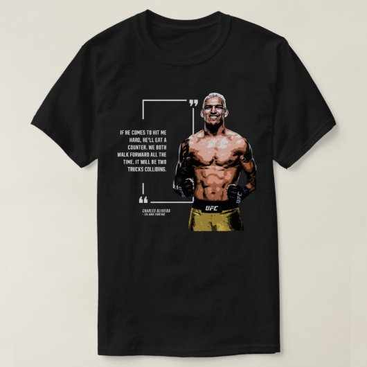 Charles Oliveira Quotes Classic Tshirt Essential T Tシャツ (デザイン正面)