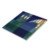 Charles Rennie Mackintosh Candles - Left Side  タイル (側面)