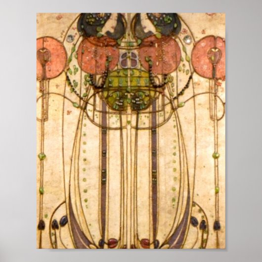 Charles Rennie Mackintosh The Wassail ポスター (正面)