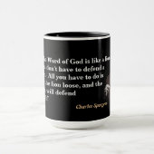 Charles Spurgeon Quote On The Word Of God マグカップ (中央)