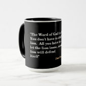 Charles Spurgeon Quote On The Word Of God マグカップ (正面左)