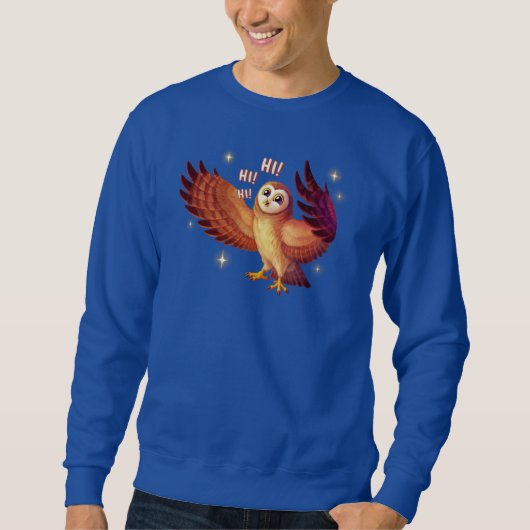 Charles Sweatshirt – 青 スウェットシャツ (正面)