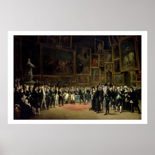 Charles Xはアーティストに賞を贈る ポスター (正面)