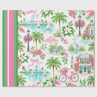 Charleston Coastal Gift Wrapping Paper ラッピングペーパー