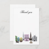 charleston skylineありがとうございました サンキューカード (正面/裏面)