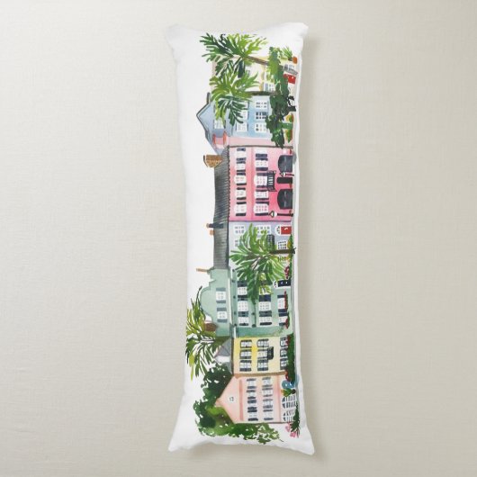 Charleston South Carolina ボディピロー (正面縦)