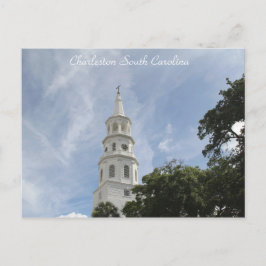 Charleston South Carolina、Photography of Church ポストカード