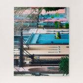 Charleston South Carolina Rainbow Row Houses ジグソーパズル (縦)