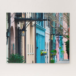 Charleston South Carolina Rainbow Row Houses ジグソーパズル