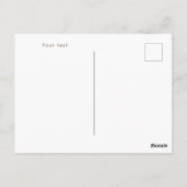 Charleston South Carolina typography Postcard ポストカード (裏面)