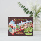 Charleston South Carolina Vintage Postcard  ポストカード (スタンド正面)