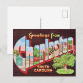 Charleston South Carolina Vintage Postcard  ポストカード (正面/裏面)