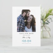 Charleston Toile Skyline in Blue日付を保存 セーブザデート (スタンド正面)