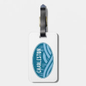 Charleston West Virginia Outdoors ラゲッジタグ (裏面縦)