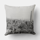 Charlestownマサチューセッツのヴィンテージの写真 クッション (裏面)