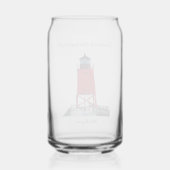 Charlevoix Pierhead Light の缶グラス ガラス缶 (裏面)
