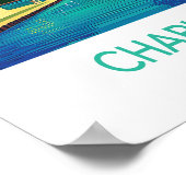 Charlevoix Travel Poster, Michigan ポスター (角)