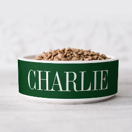 Charlie クラシック 名前 モノグラム | ネイビー ボウル