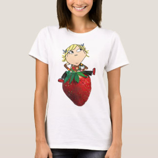 Charlie and lola - Lola on a Strawberry Tシャツ