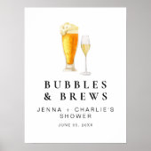 CHARLIE Bubbles & Brewsカップルのシャワーへようこそ ポスター (正面)