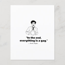 Charlie Chaplin Quote  チラシ