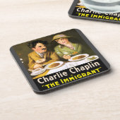 Charlie Chaplin/The Immigrant Beverage Coaster コースター (左側)