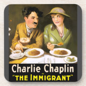 Charlie Chaplin/The Immigrant Beverage Coaster コースター (正面)