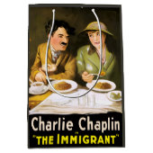 Charlie Chaplin/The Immigrant Gift Bag ミディアムペーパーバッグ (正面)