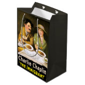 Charlie Chaplin/The Immigrant Gift Bag ミディアムペーパーバッグ (裏面アングル)
