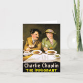 Charlie Chaplin/The Immigrant Greeting Card カード (正面)