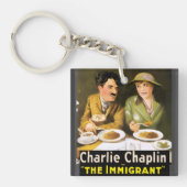 Charlie Chaplin/The Immigrant Keychain キーホルダー (正面)