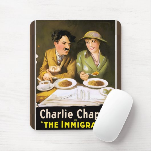 Charlie Chaplin/The Immigrant Mouse Pad マウスパッド (マウス)