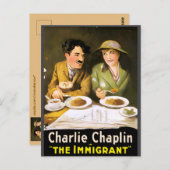 Charlie Chaplin/The Immigrant Postcard ポストカード (正面/裏面)