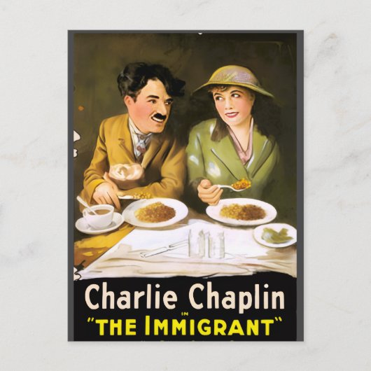 Charlie Chaplin/The Immigrant Postcard ポストカード (正面)