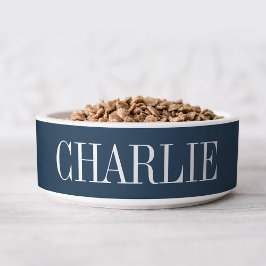 Charlie Classic Name Monogram | Navy ボウル