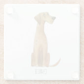 Charlie Dog ガラスコースター (裏面)