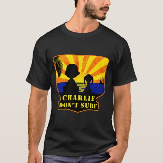 Charlie Don't Surf _ Funny Movie Premium  Tシャツ (正面)