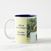 Charlie.jump.40inchのDPCのofGreaterのスキップのコップ ツートーンマグカップ (左)