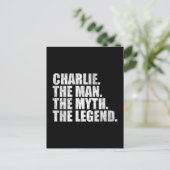Charlie name, Charlie The Man The Myth The Legend ポストカード (スタンド正面)