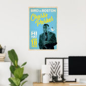 Charlie Parker in Boston, Original Print Design ポスター (ホームオフィス)