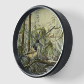 Charlie Rapskyによる「黒いキャップ《鳥》アメリカゴガラ」 – 時計 (傾斜)