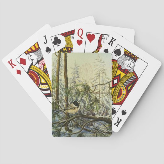 Charlie Rapskyの「黒いキャップ《鳥》アメリカゴガラ」 トランプ (裏面)