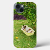 Charlie The Fox Terrier Bath Time、iPhone 13 カバー (裏面)