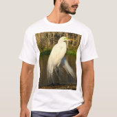 Charlie The Great Egret Tシャツ (正面)